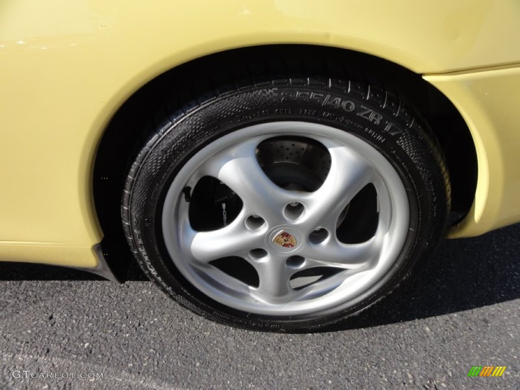 1999 911 Carrera Cabriolet - Pastel Yellow / Black photo #27