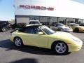 1999 Pastel Yellow Porsche 911 Carrera Cabriolet  photo #35