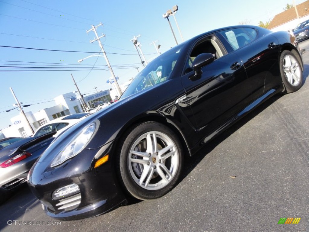Black 2011 Porsche Panamera 4 Exterior Photo #55695336