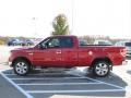 2010 Red Candy Metallic Ford F150 Lariat SuperCab 4x4  photo #6