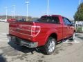 2010 Red Candy Metallic Ford F150 Lariat SuperCab 4x4  photo #9