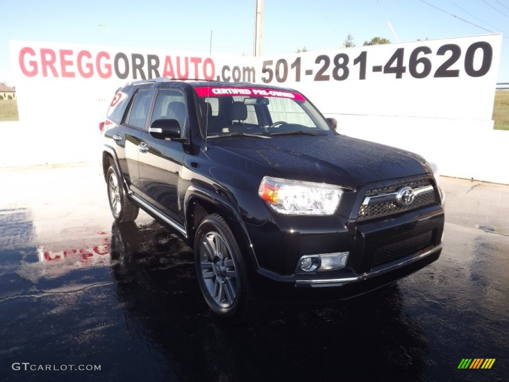 2011 4Runner Limited 4x4 - Black / Sand Beige Leather photo #1