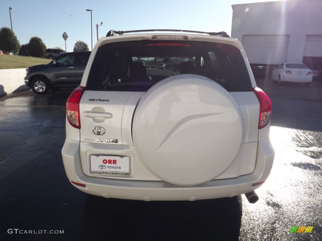 2008 RAV4 Limited - Blizzard Pearl White / Taupe photo #6