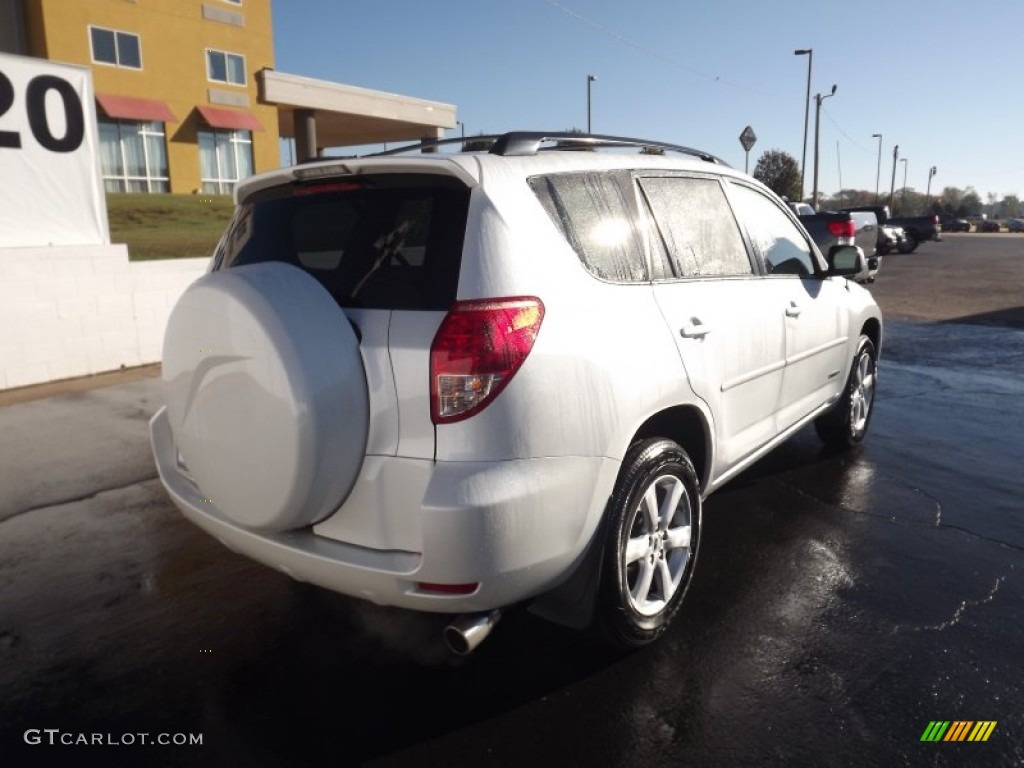 2008 RAV4 Limited - Blizzard Pearl White / Taupe photo #7