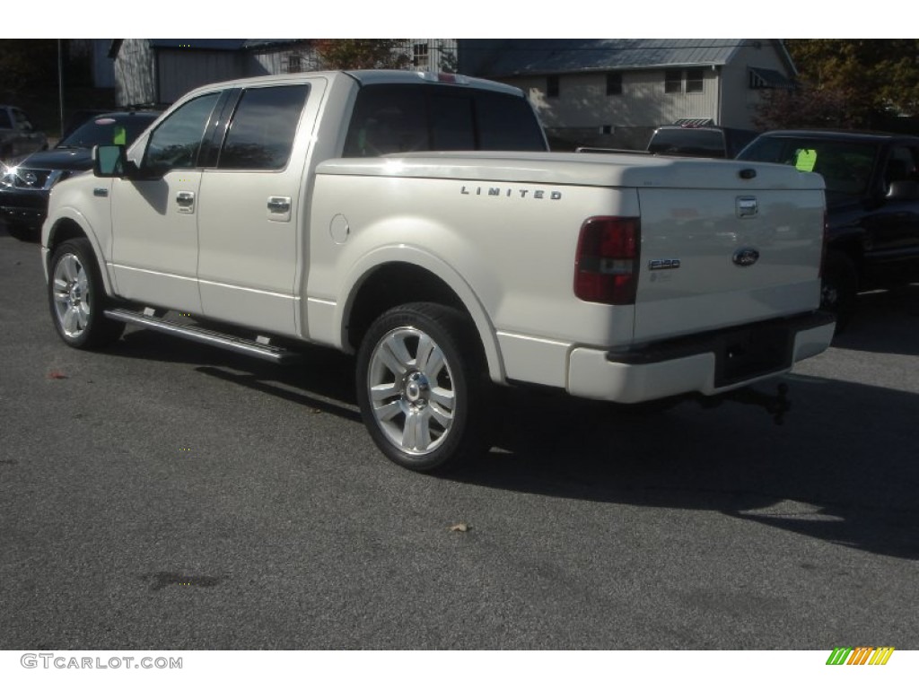 White Sand Tri-Coat 2008 Ford F150 Limited SuperCrew 4x4 Exterior Photo #55697743