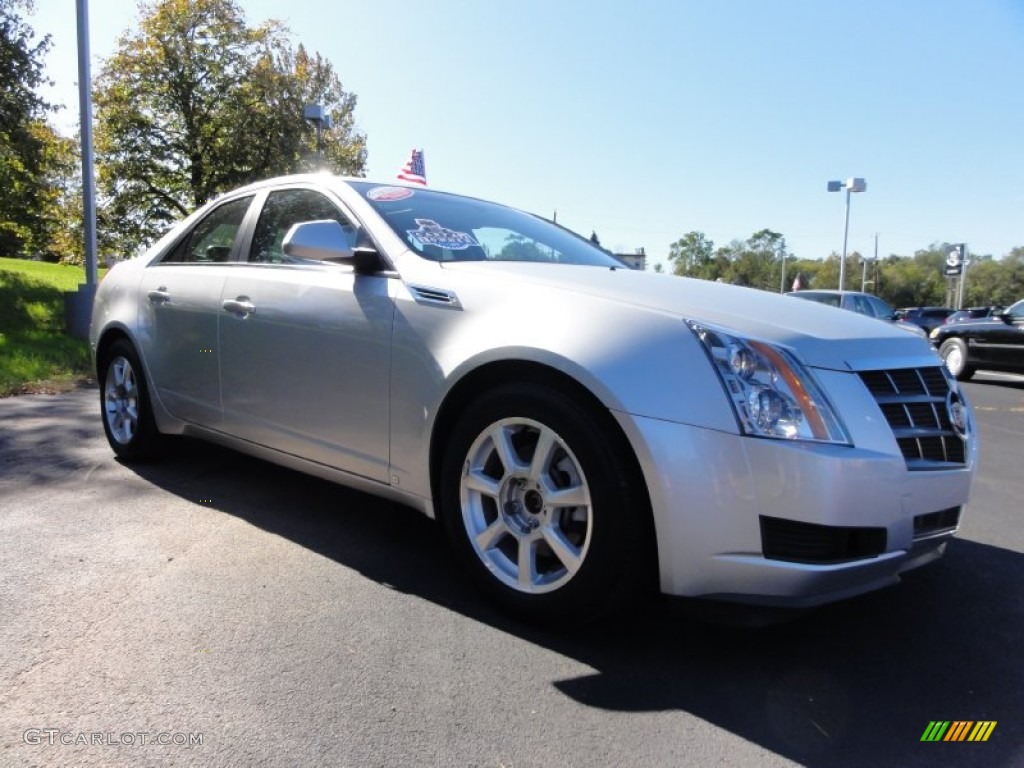 2009 CTS 4 AWD Sedan - Radiant Silver / Ebony photo #5