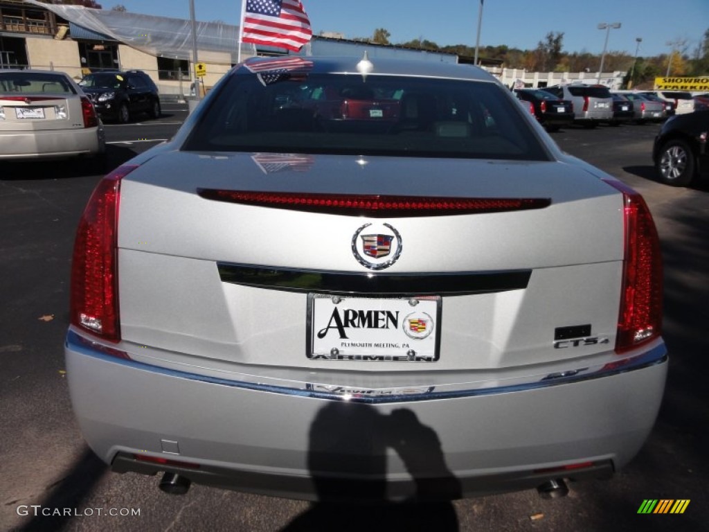 2009 CTS 4 AWD Sedan - Radiant Silver / Ebony photo #9