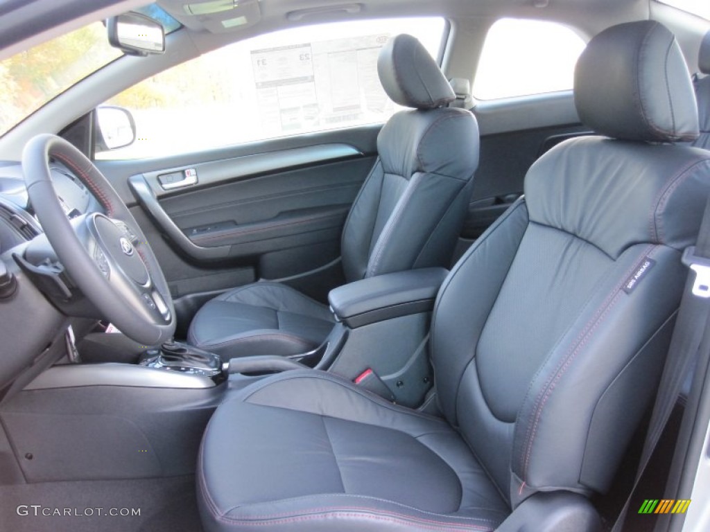 Black Interior 2012 Kia Forte Koup SX Photo #55699082