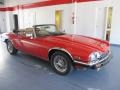 1990 Signal Red Jaguar XJ XJS Convertible  photo #5