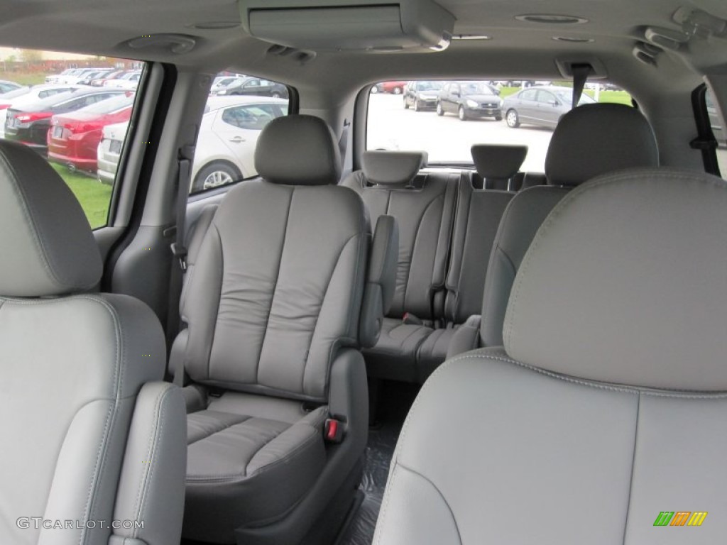 Gray Interior 2012 Kia Sedona EX Photo #55699916