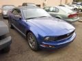 2005 Sonic Blue Metallic Ford Mustang V6 Premium Convertible  photo #1