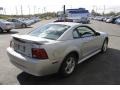2002 Satin Silver Metallic Ford Mustang V6 Coupe  photo #6