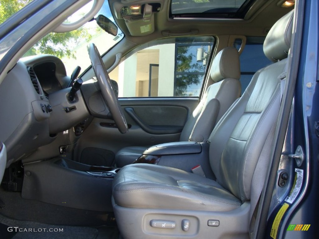 2005 Sequoia SR5 4WD - Blue Steel Metallic / Light Charcoal photo #9