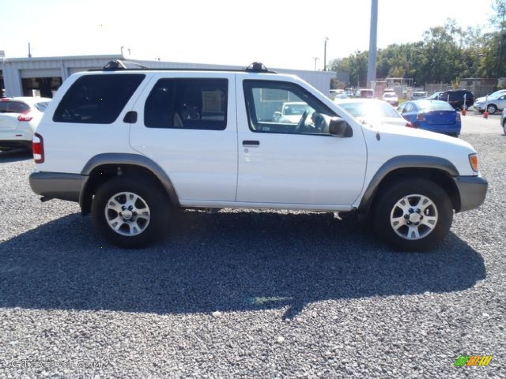 2000 Pathfinder SE 4x4 - Cloud White / Slate photo #3