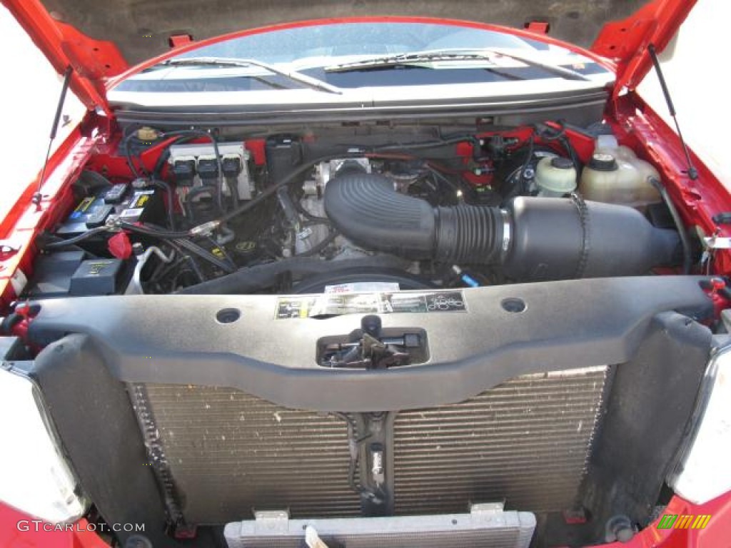 2004 F150 XLT SuperCab - Bright Red / Tan photo #13