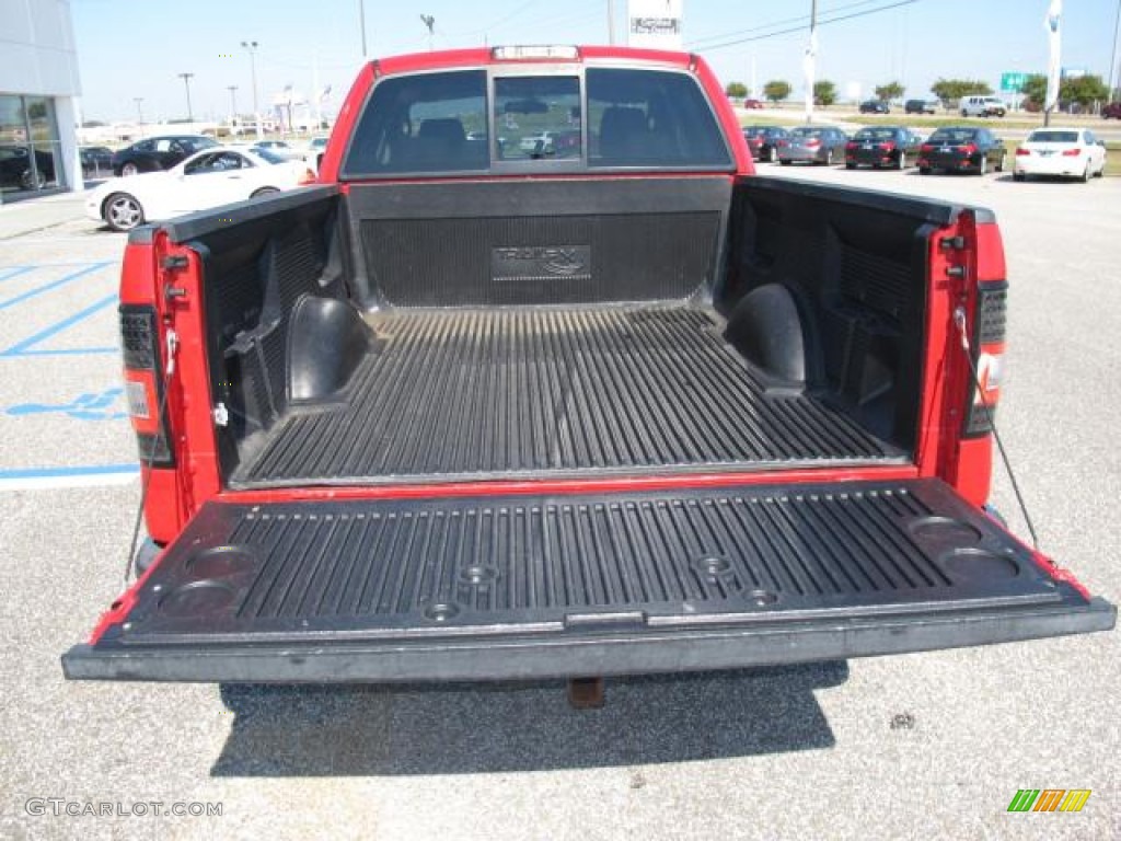 2004 F150 XLT SuperCab - Bright Red / Tan photo #14