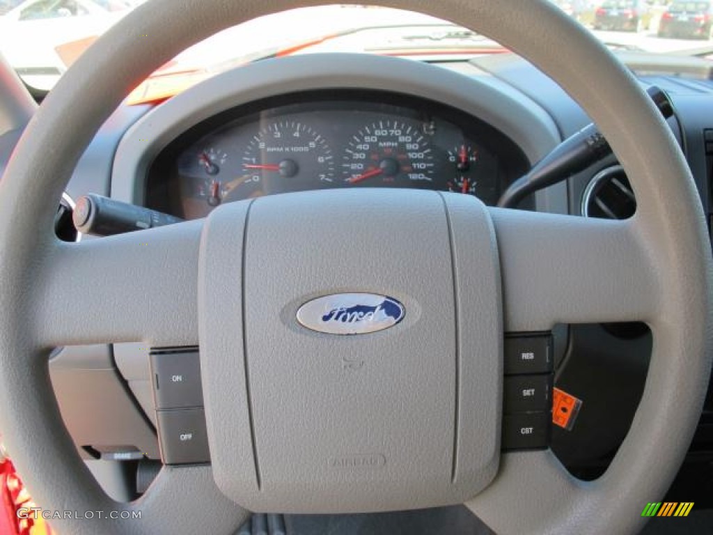 2004 F150 XLT SuperCab - Bright Red / Tan photo #26