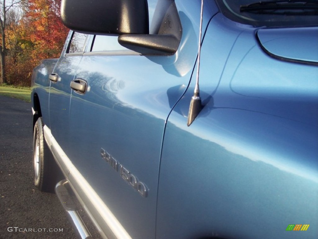 2002 Ram 1500 SLT Quad Cab 4x4 - Patriot Blue Pearlcoat / Dark Slate Gray photo #17