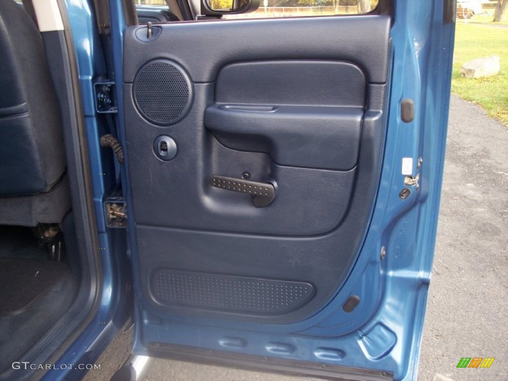 2002 Ram 1500 SLT Quad Cab 4x4 - Patriot Blue Pearlcoat / Dark Slate Gray photo #38