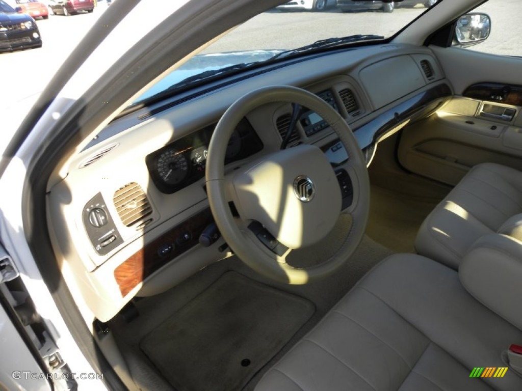2006 Grand Marquis LS - Vibrant White / Light Camel photo #4