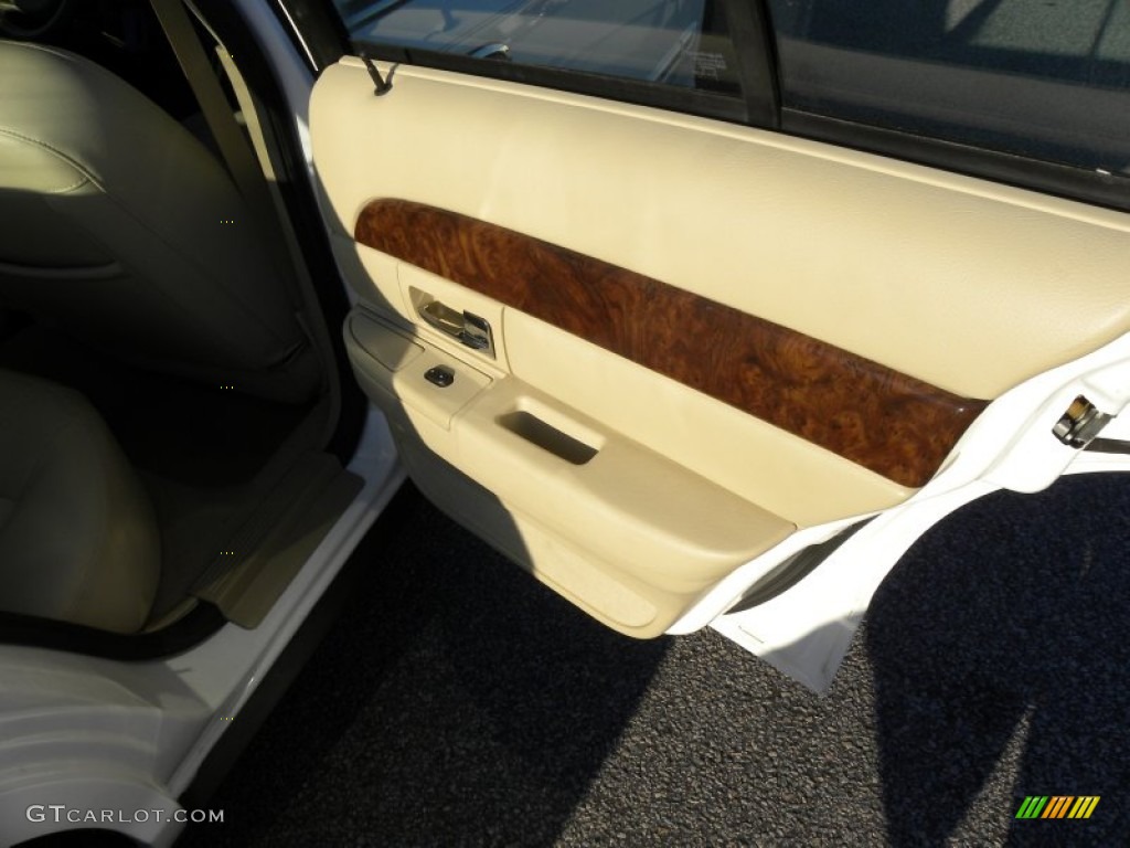 2006 Grand Marquis LS - Vibrant White / Light Camel photo #12