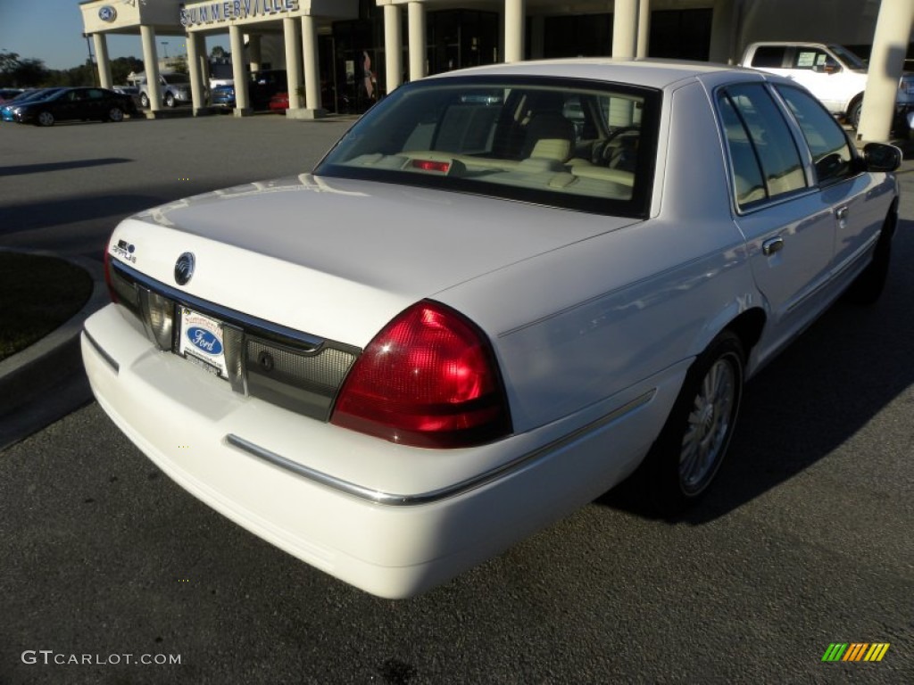 2006 Grand Marquis LS - Vibrant White / Light Camel photo #14