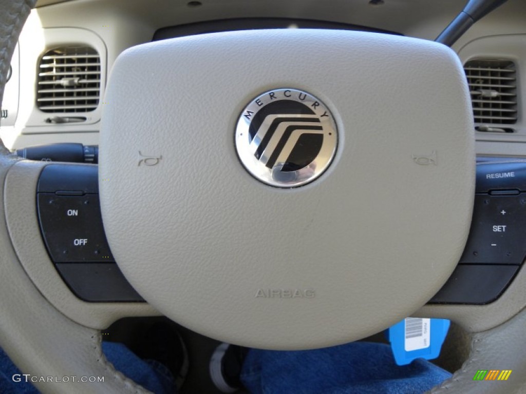 2006 Grand Marquis LS - Vibrant White / Light Camel photo #23