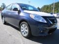 2012 Blue Onyx Metallic Nissan Versa 1.6 SL Sedan  photo #7