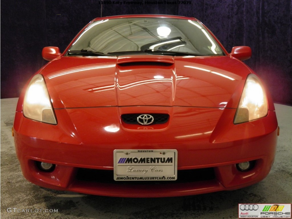 2000 Celica GT - Absolutely Red / Black/Blue photo #14