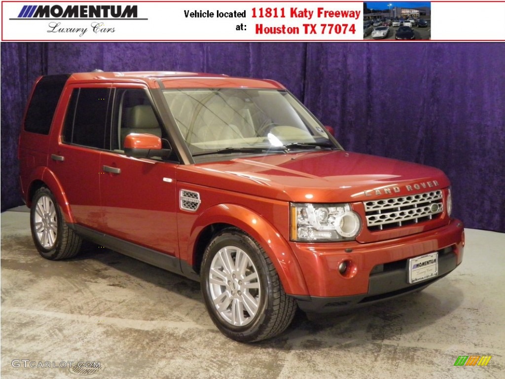 Rimini Red Metallic Land Rover LR4