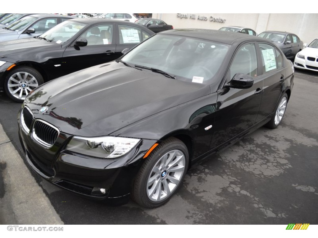 2011 3 Series 328i Sedan - Jet Black / Black Dakota Leather photo #8