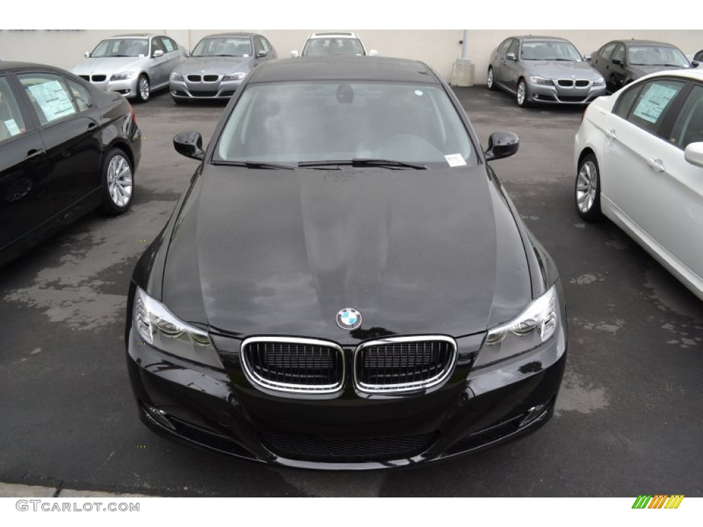2011 3 Series 328i Sedan - Jet Black / Black Dakota Leather photo #9