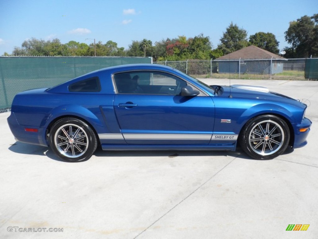 Vista Blue Metallic 2008 Ford Mustang Shelby GT Coupe Exterior Photo #55707593