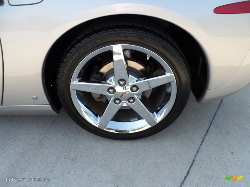 2008 Corvette Convertible - Machine Silver Metallic / Cashmere photo #13