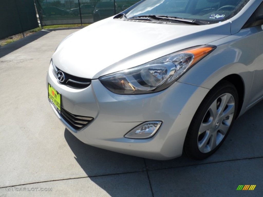 2012 Elantra Limited - Shimmering Silver / Gray photo #10