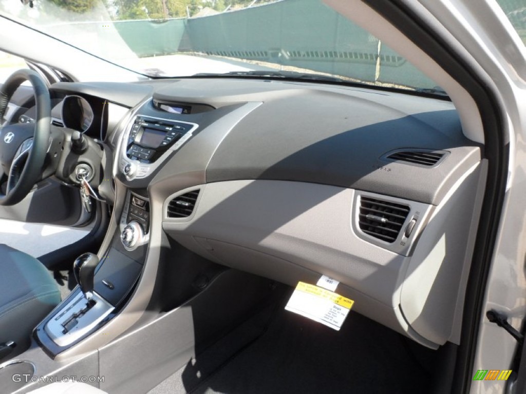 2012 Elantra Limited - Shimmering Silver / Gray photo #19