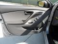 2012 Hyundai Elantra Gray Interior Door Panel Photo