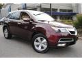 Dark Cherry Pearl 2010 Acura MDX Standard MDX Model Exterior