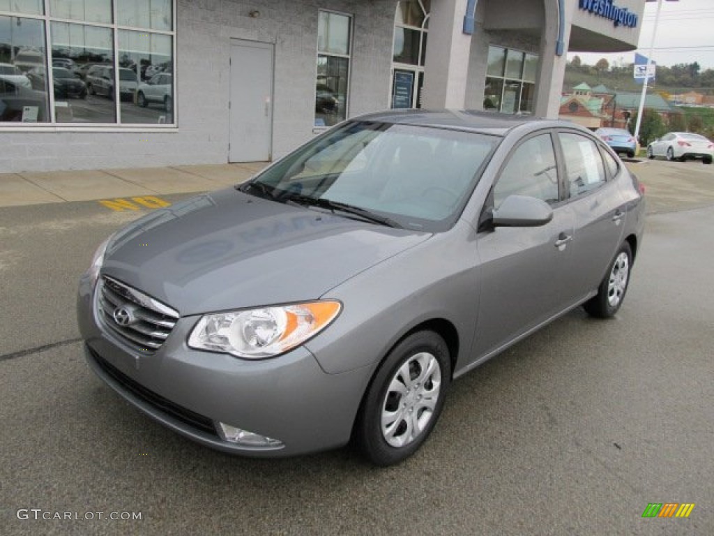2010 Elantra GLS - Carbon Gray Mist / Gray photo #2