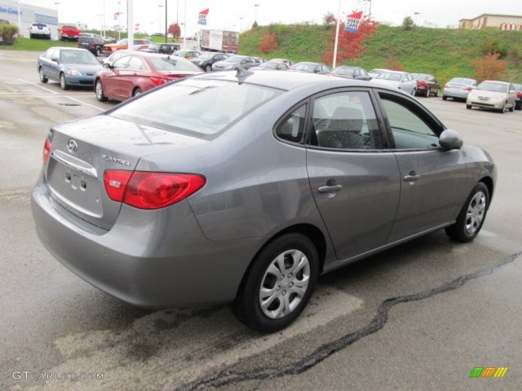 2010 Elantra GLS - Carbon Gray Mist / Gray photo #7