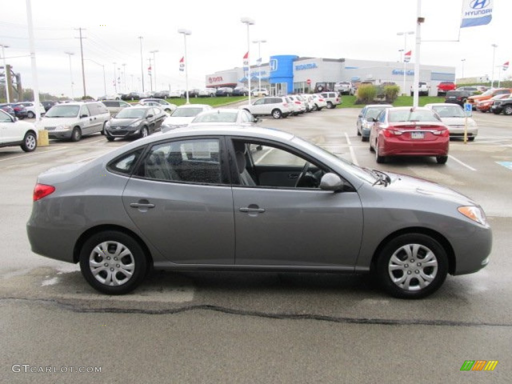 2010 Elantra GLS - Carbon Gray Mist / Gray photo #8