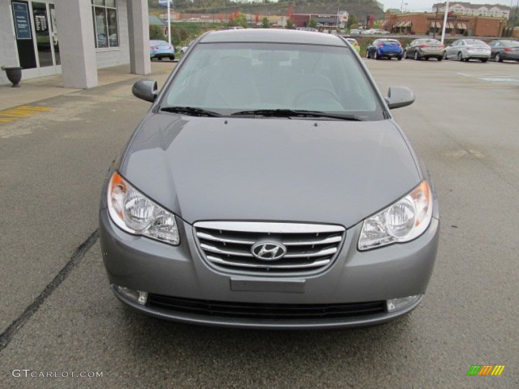 2010 Elantra GLS - Carbon Gray Mist / Gray photo #10