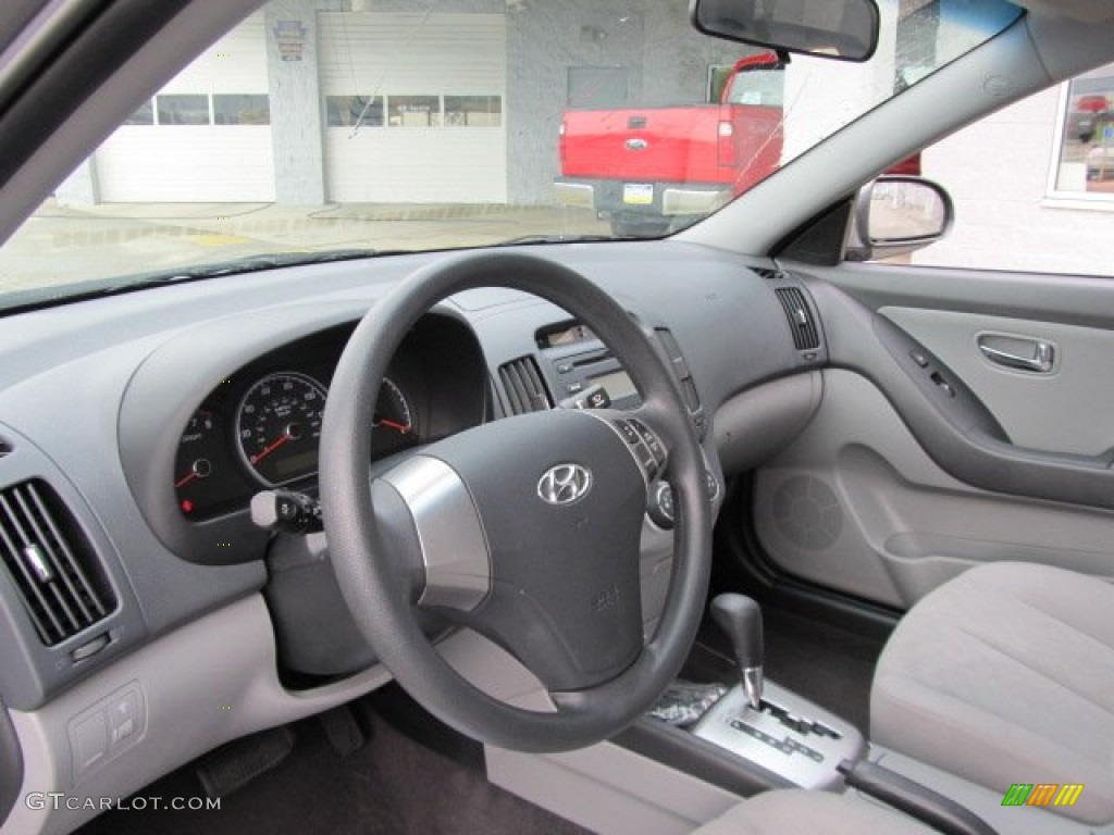 2010 Elantra GLS - Carbon Gray Mist / Gray photo #13