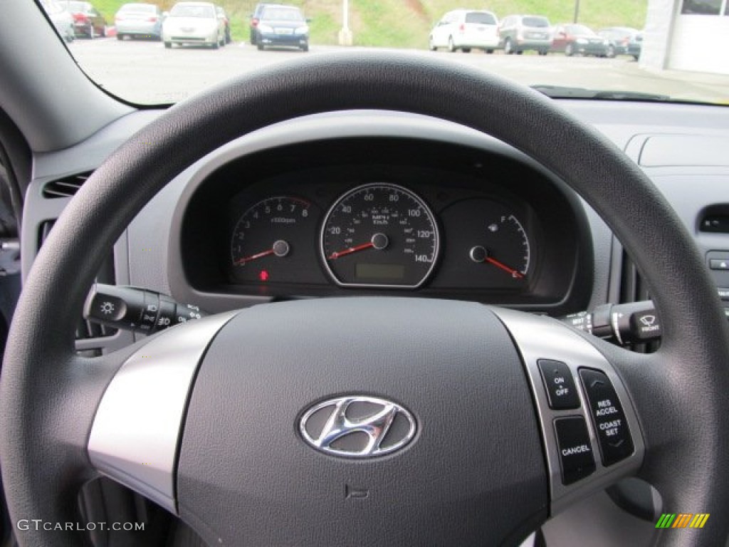 2010 Elantra GLS - Carbon Gray Mist / Gray photo #17