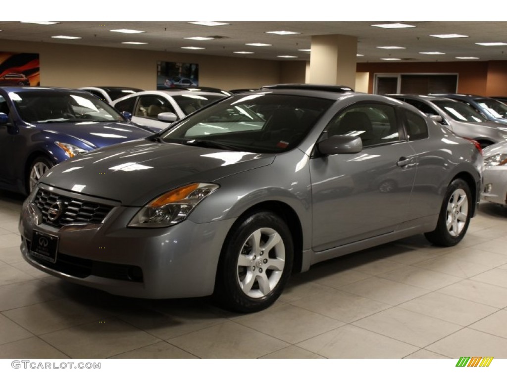 2008 Altima 2.5 S Coupe - Precision Gray Metallic / Charcoal photo #1