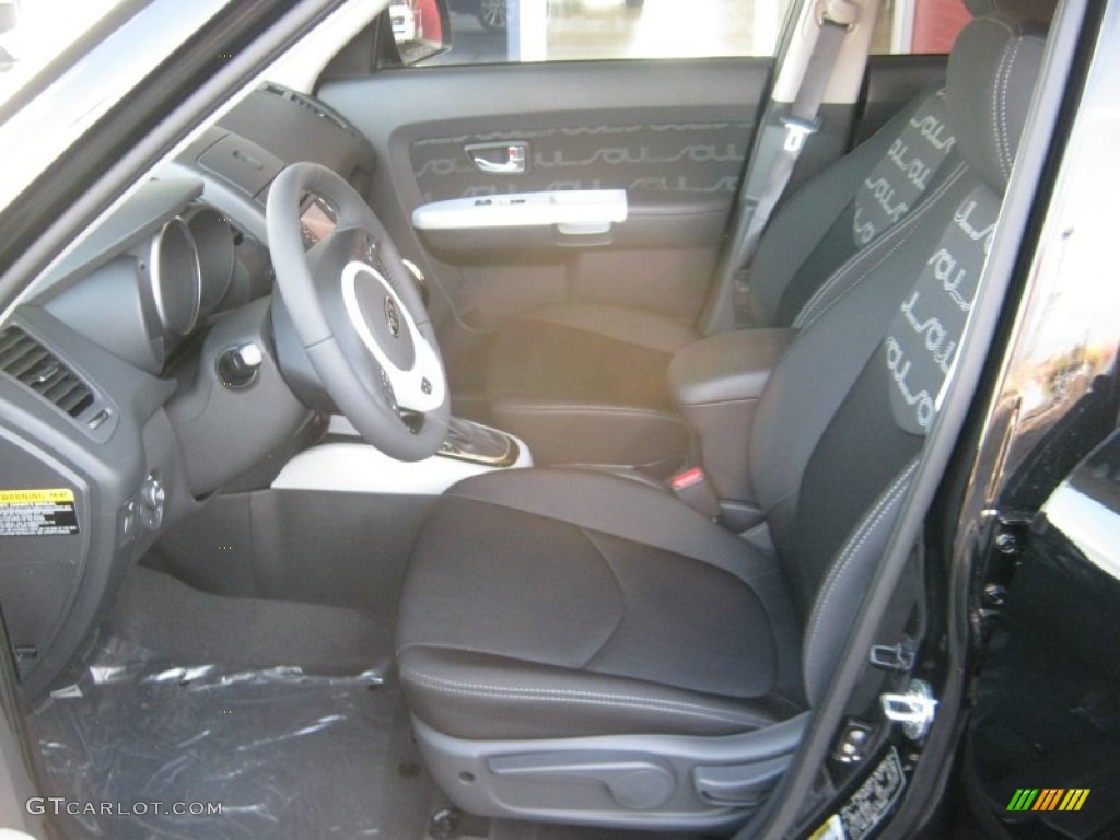 Black Soul Logo Cloth Interior 2012 Kia Soul + Photo #55711882