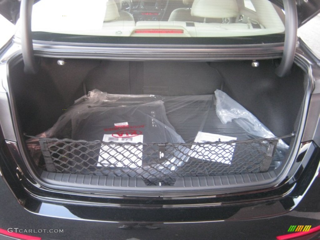 2012 Optima EX - Ebony Black / Black photo #19