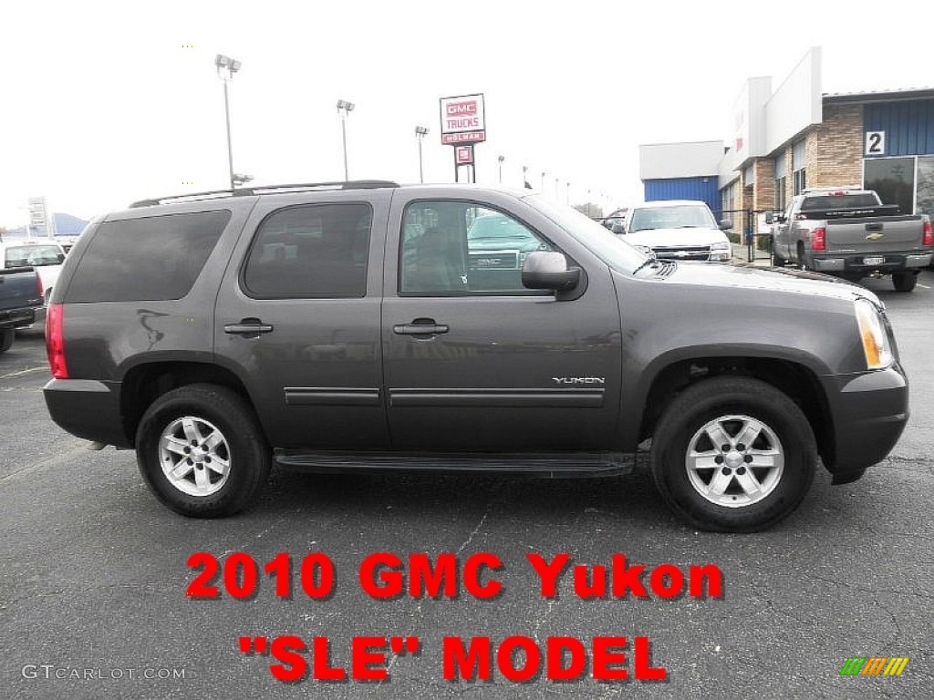 2010 Yukon SLE - Storm Gray Metallic / Ebony photo #1