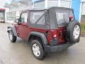 2009 Red Rock Crystal Pearl Coat Jeep Wrangler X 4x4  photo #5