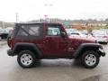 2009 Red Rock Crystal Pearl Coat Jeep Wrangler X 4x4  photo #9